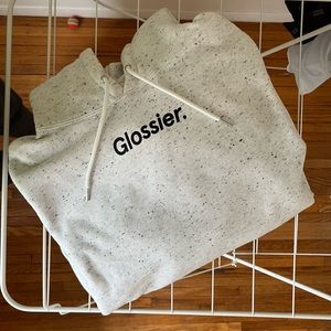 Glossier Limited Edition Speckled Hoodie